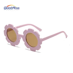 Multi-color Plastic sunflowers fashion UV400 cute baby children kids sunglasses Cool Custom Logo Kids Glasses