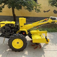 Tracteur agricole à chenilles de petite taille 12HP, tracteurs agricoles à chenilles de petite taille de 8HP à 22HP, tracteurs à chenilles pour jardin, serre, verger, 2 roues motrices