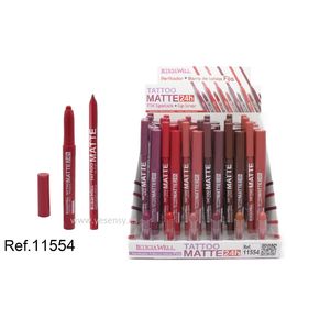 Crayon à lèvres permanent 24 pièces 11554 LW Cosmétiques Rouge à lèvres - Product Image 1