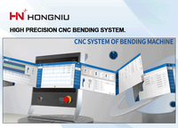 Fabricación de Chapas Metálicas HNE30-1300-4axis, 1300 mm, Motor Servo AC de Alta Precisión, Estructura Totalmente de Acero, Doblado Automatizado de Chapas Metálicas