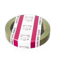 Fil de cuivre massif monoconducteur vert de 1,5 mm, câble électrique rigide isolé en PVC BV H07V U 450/750V pour le câblage de bâtiments résidentiels