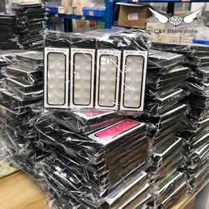 CY Mix Size Nails Art Crystal <span class=keywords><strong>Cristal</strong></span> Decoración Red Flat Back Rhinestone Set Kits Piedra para uñas - Product Image 5