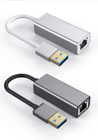 Adaptateur USB vers Ethernet LAN, USB vers Gigabit, USB 3.0 vers RJ45, carte réseau Gigabit LAN 10/100/1000M pour ordinateur portable