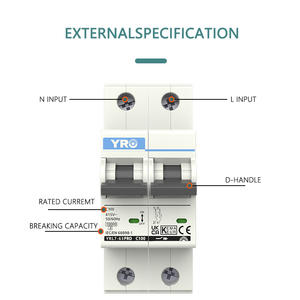 Yro Yrl7-63 Miniature <b>Circuit</b> <b>Breaker</b> 415V C Curve 100A With Ce And Kema Certification For Home Use - Product Image 1