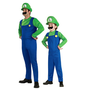 Cosplay <strong>Costumes</strong> for <strong>Kids</strong> &amp; Family Halloween Super Role-Play <strong>Mario</strong> Bros. Luigi - Product Image 2