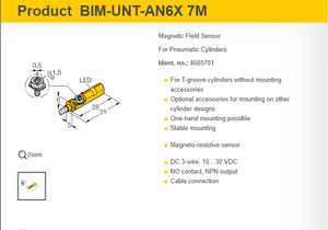 Sensores magnéticos nuevos y originales BIM-EM12E-Y1X BIM-UNTK-AP7X-0.3-RS4 BIM-UNT-AN6X 7M - Product Image 6