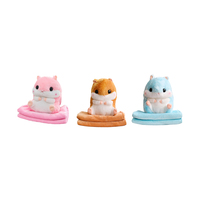 Gefüllte süße Hamster Plüsch tier Großhandel Plüsch Hamster mit warmen Decke Spielzeug benutzer definierte hand warme Kissen Hamster gefüllte Plüsch tier