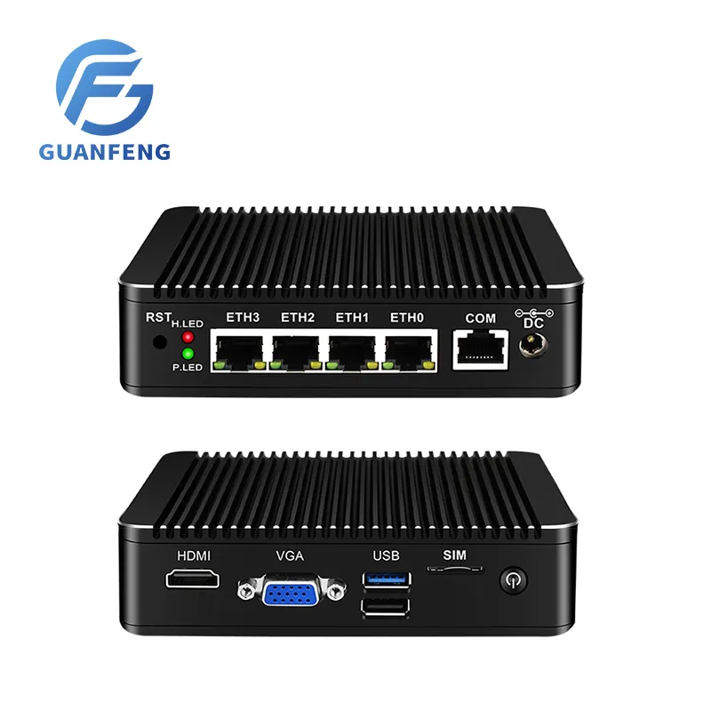 Guanfeng J1900 pfsense vpn Firewall Mini-Computer Mini-PC-Computer Industrie computer Micro-PC-Soft-Router