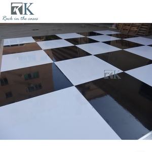 Moving Dance Floor Panels <b>Black</b> & White Checkered Wedding Dance Floor - Product Image 2