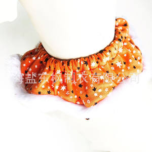 الربيع اكسسوارات الحيوانات الأليفة العصرية جرو الملابس طوق وشاح أبيض الفراء تريم وشاح الكلب مخصص - Product Image 3