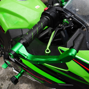 Protection de levier de frein et d'embrayage en aluminium <span class=keywords><strong>pour</strong></span> Kawasaki Ninja 400, compatible avec le modèle Ninja 400, dispositif de protection des mains <span class=keywords><strong>pour</strong></span> <span class=keywords><strong>moto</strong></span> - Product Image 3