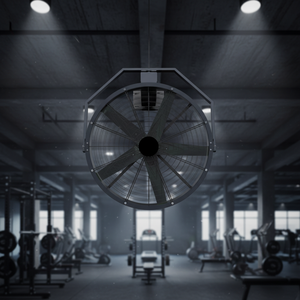 Ventilateur mural à fréquence variable à aimant, 6 pales, grand volume d'air, circulation d'air industrielle à haute vitesse - Product Image 3