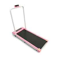 Tapis de marche pliable portable sous le bureau, silencieux, avec écran LED et télécommande, pour la maison, le bureau et le fitness cardio