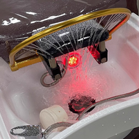 Lit de lavage pour salon de coiffure, lit de lavage allongé pour salon, spa capillaire, lavage de cheveux thaïlandais