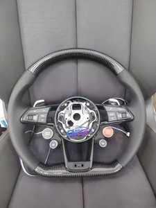 Volante Deportivo de Cuero con Base Plana Compatible con Audis A6 A7L A8 S6 S7 RS6 RS7 C8 RS - Product Image 3