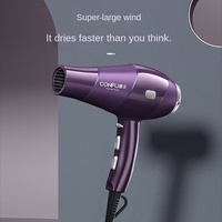 Sèche-cheveux professionnel CONFU à moteur AC silencieux 2300W, haute puissance, température constante, protection thermique, séchage rapide, OEM usine