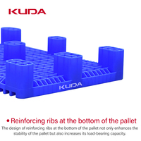Palette en plastique KUDA 10576A-ACJJ, palette en plastique imprimée, nouveau matériau HDPE, 1050x760x175mm