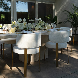 イタリアンスタイルモダンラグジュアリーファブリック背もたれステンレススチールフレームホテルレストランチェアイベントウェディング用 - Product Image 3