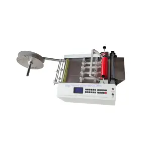 Aitops Automatische Warmte Krimpen Buis Nikkel Strip Plastic Tape Snijmachine Voor Pvc Buis Label Kabel Folie Mouw Snijden