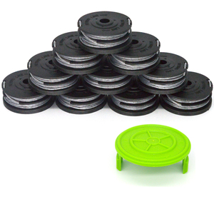 Testina per Decespugliatore con Bobina per <span class=keywords><strong>Tagliabordi</strong></span>/Decespugliatore a Filo 18V/24V/40V, <span class=keywords><strong>Lama</strong></span> in Nylon Verde, Garanzia di 30 Giorni - Product Image 3