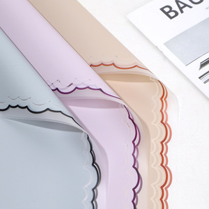 Mới Nhỏ Không Thấm Nước Thạch Phim Bọc Dâu Tây Bó Hoa Tươi Gói Giấy Khăn Tay Phong Cách Giấy Bìa - Product Image 5