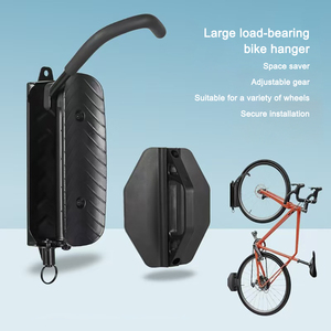 New Design Room Saving Bicycle Display <strong>Rack</strong> <strong>Wall</strong> Mount Swivel <strong>Bike</strong> Hangers <strong>Rack</strong> for Garage <strong>Wall</strong>