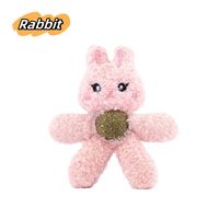 Mainan Kucing Boneka Plush untuk Menggiling dan Membersihkan Gigi, Anti Gigit, Lucu, Unik, Kartun, Ramah Lingkungan, Mainan Kunyah