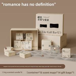 Caja de Regalo con Velas Románticas Emma Molly - Regalo de Cumpleaños, Boda y Compromiso para la Mejor Amiga - Product Image 6