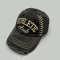 Gorra de Béisbol Bordada Athletic Club para Hombre y Mujer, Rosa, Estilo Desgastado, Tipo Dad Hat, Ajustable, Estilo Vintage, para Uso Diario y Aire Libre