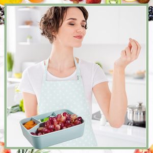 กล่องเบนโตะซิลิโคนแบบใช้ซ้ำได้กล่องอาหารกลางวันทรงสี่เหลี่ยมผืนผ้ากันการรั่วซึมอย่างเรียบสีคลาสสิกสำหรับผู้ใหญ่ทำงานอาหารเดินทาง - Product Image 5