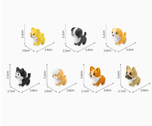 Fabricante de Figuras Coleccionables en Tendencia: Miniaturas 3D de Perros (Corgi, <span class=keywords><strong>Shiba</strong></span> Inu, Frenchie, Husky) - Caja Misteriosa con Encantos 3D y Rellenos para Regalo (Juguete) - Product Image 2