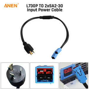 Đầu Cắm Nam Nema L7-30P Với Dây SJT 10AWG * 3C Đến 2 * SA2-30 Đầu Nối Nguồn ANEN Với SJT 12AWG * 3C FT4 - Product Image 2
