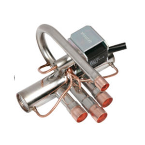 Vanne de répartition à 4 voies en cuivre série SHF-G pour systèmes de pompe à chaleur - Contrôle AC/Inverter AC fixe personnalisable - Product Image 2