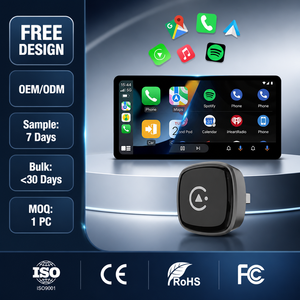 Adaptateur sans fil 2-en-1 CarPlay et Android Auto, le plus récent de 2026 |   Adaptateur universel filaire vers sans fil |   WiFi 5 GHz Plug & Play - Product Image 3
