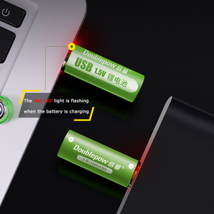 Thế hệ mới <span class=keywords><strong>USB</strong></span> sạc 1400mwh 1.5V kích thước <span class=keywords><strong>AA</strong></span> Lithium có thể sạc lại pin di động - Product Image 6
