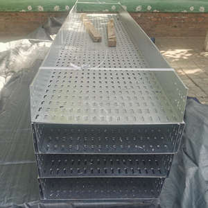 65 microns HDG chemin de câbles treillis métallique ignifuge enduit de poudre en acier inoxydable FRP plastique alliage d'aluminium aluminium - Product Image 5