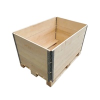 Boîte de contreplaqué de haute qualité emballage caisses en bois pour palette d'expédition boîte de cargaison en bois pliable