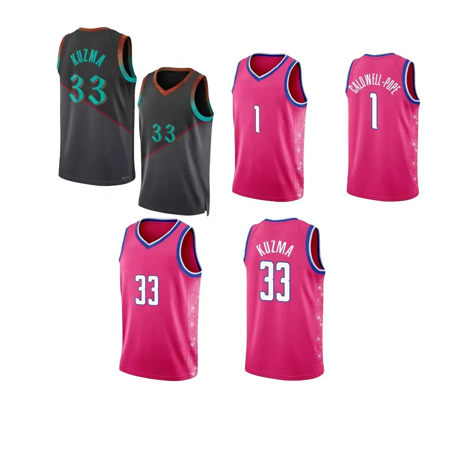 2023/24 Wizard Jersey uniforme de baloncesto Original de alta calidad al por mayor nueva malla termosellada Nbaing Jerseys hombres jóvenes personalizado