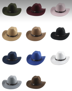 Sombrero de Vaquera de Moda, Nuevo Modelo 2023, Más Vendido, Sombrero de Vaquero Occidental de Lana Sintética - Product Image 6