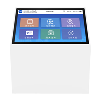 Kiosque publicitaire tout-en-un à écran tactile, écran plein écran, support pour affichage publicitaire en centre commercial, kiosque tactile LCD intérieur de 32 pouces