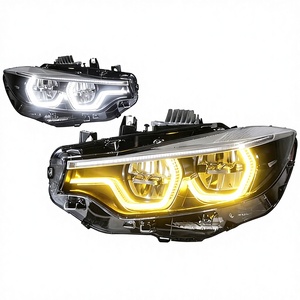 Faros Delanteros LED Personalizables de 6000K y Luces de Circulación Diurna, Actualización Retrofit de 6000 Lúmenes, 36W, 12V, Nuevos para F32/F36/F80/F82 Serie 4 M3/M4 2013-2020 - Product Image 1