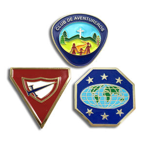 Pin de solapa de esmalte suave cristiano adventista con diapositiva del buscador del camino del mundo reconciliado del 70 ° personalizado - Product Image 4