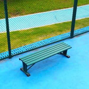 Banco sin respaldo <span class=keywords><strong>de</strong></span> aluminio para uso en exteriores, campo deportivo, estadio, gimnasio, <span class=keywords><strong>cancha</strong></span>, asiento, Banco largo, fabricado a medida - Product Image 1