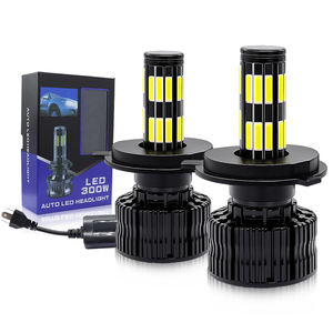 Faro LED COB Superbrillante de 360 Grados y 24 Lados, 12V H4 6000K 6000 Lúmenes 50W, Bombillas Universales para Automóvil - Product Image 1