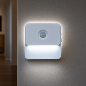 Dual-Sided Rechargeable <b>Motion</b> <b>Sensor</b> <b>LED</b> Night <b>Light</b>, 6000K Stepless Dimmable Type-C Wall <b>Light</b> for Bedroom Hallway Stairway - Product Image 1
