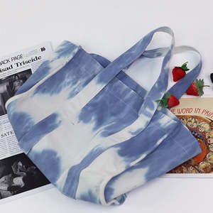 Gahumi Rich Colors Popular Stylish Canvas Shopping <b>Bag</b> Heavy Fabric Eco <b>Foldable</b> Cotton Shoulder Tote <b>Bag</b> - Product Image 5