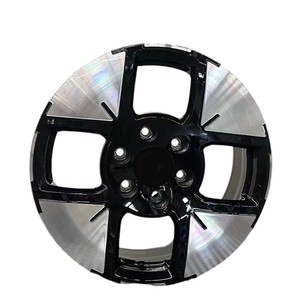 Ruedas de 17 Pulgadas, Color Negro Brillante, Forjadas, 6*139.7, para Todoterreno, Aptas para Automóviles - Product Image 1