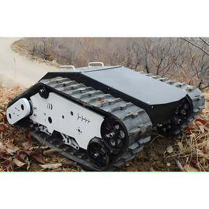 Châssis de robot électrique, capacité de charge de 120 kg, assemblage de chenilles en caoutchouc, usage industriel - Product Image 5