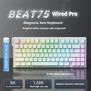 Xinmeng Beat75 Max Shumei Roze Kant Graveren <span class=keywords><strong>Outemu</strong></span> Chixiao Schakelaar Magnetische As Mechanisch Toetsenbord - Product Image 2