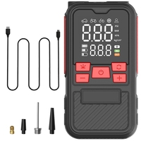 Gonfleur de pneus portable sans fil, mini pompe à air pour voiture avec compresseur d'air numérique, gonfleur de pneus sans fil